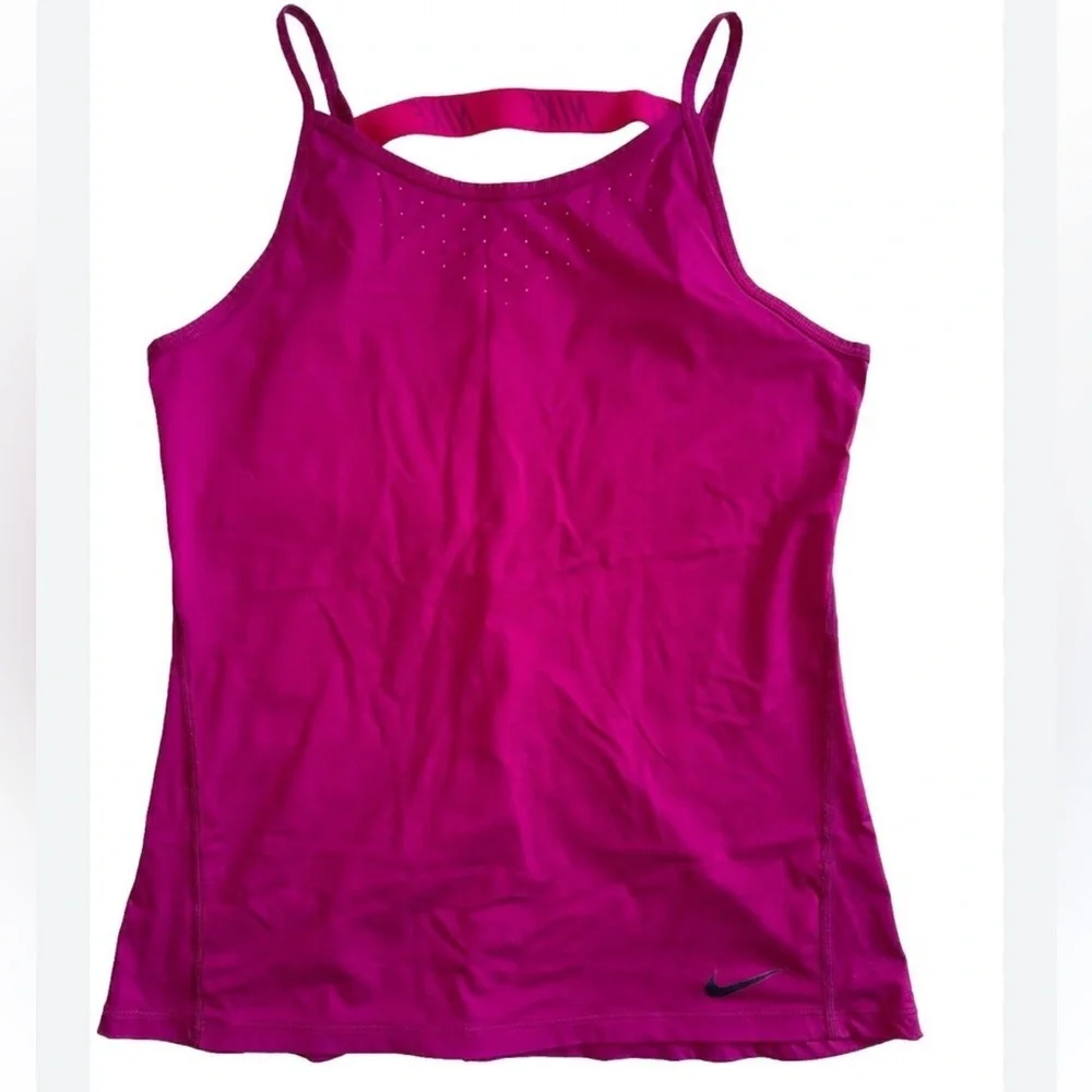 Nike Women's Dry Elastika V-Back Violet Training Tank Top